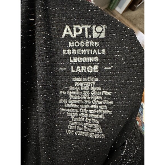 Apt 9 Modern Essentials Footless Leggings Sz Large - Picture 6 of 6